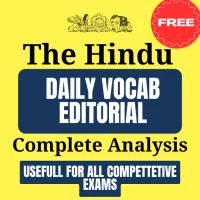 The Hindu Vocab Editorial UPSC
